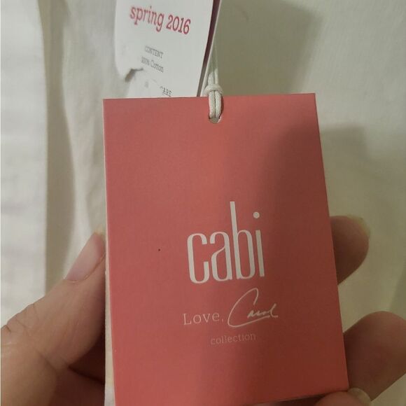 Cabi White Button Up Blouse, Size S NEW w/Tag - Picture 9 of 11